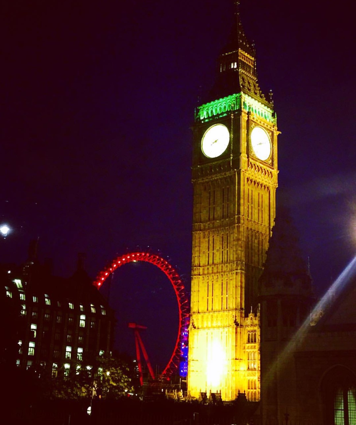 night in london